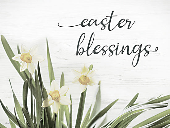 Lori Deiter LD3155 - LD3155 - Easter Blessings - 16x12 Easter, Religious, Flowers, Typography, Signs, Daffodils, Easter Flowers, Spring from Penny Lane