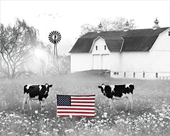 LD3164 - Patriotic Cows - 16x12