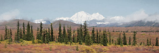 Lori Deiter LD3263A - LD3263A - Dreams of Denali - 36x12 Photography, Landscape, Denali, National Park, Preserve, Alaska, Trees, Mountains, Nature from Penny Lane
