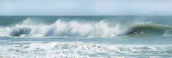 Lori Deiter LD3283A - LD3283A - Crashing Waves - 36x12 Coastal, Waves, Ocean, Photography, Landscape from Penny Lane