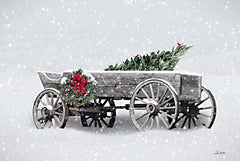 LD3409 - Snowy Christmas Wagon - 18x12