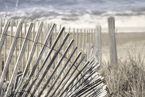 Lori Deiter LD970 - On the Coastline - Ocean, Beach, Fence, Waves, Coastal from Penny Lane Publishing