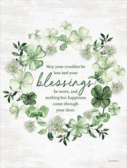 LET1042 - Blessings Wreath - 12x16
