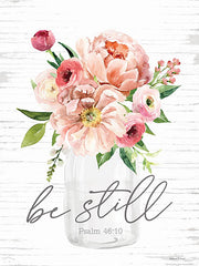 LET242 - Be Still Floral - 12x16