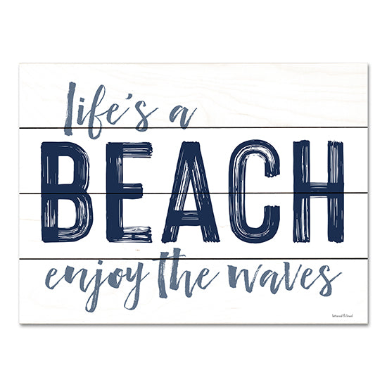 lettered & lined LET364PAL - LET364PAL - Life's a Beach - 16x12 Life's a Beach, Coastal, Summer, Fun, Typography, Signs from Penny Lane