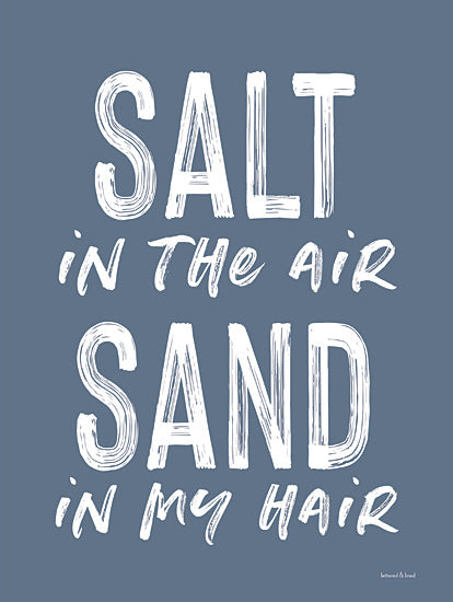 lettered & lined LET372 - LET372 - Salt in the Air - 12x16 Coastal, Salt in the Air, Sand in My Hair, Signs, Typography, Summer from Penny Lane