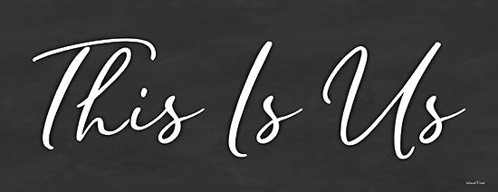 lettered & lined LET398 - LET398 - This Is Us - 18x6 This is Us, Wedding, Marriage, Spouses, Black & White, Typography, Signs from Penny Lane