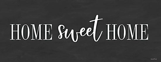 lettered & lined LET400 - LET400 - Home Sweet Home - 18x6 Home Sweet Home, Family, Home, Typography, Signs, Black & White from Penny Lane