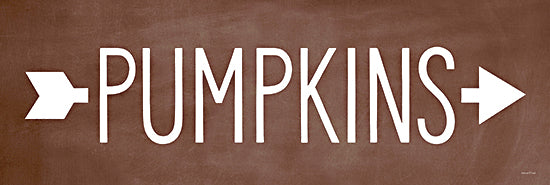 lettered & lined LET405 - LET405 - Pumpkins - 18x6 Pumpkins, Signs, Arrow, Typography, Fall, Autumn from Penny Lane