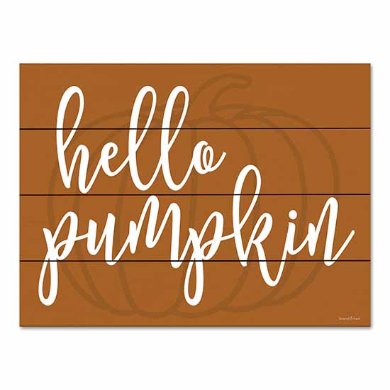 lettered & lined LET436PAL - LET436PAL - Hello Pumpkin - 16x12 Hello Pumpkin, Fall, Autumn, Typography, Signs from Penny Lane