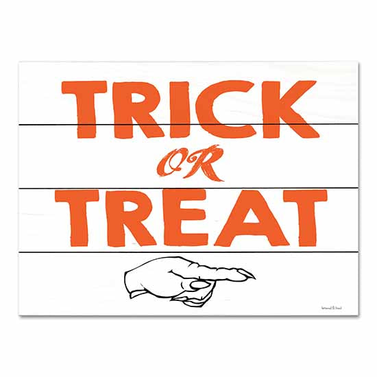 lettered & lined LET449PAL - LET449PAL - Trick or Treat - 16x12 Trick or Treat, Hand, Halloween, Typography, Signs from Penny Lane