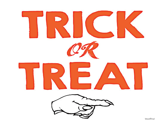 lettered & lined LET449 - LET449 - Trick or Treat - 16x12 Trick or Treat, Hand, Halloween, Typography, Signs from Penny Lane