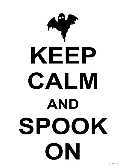 lettered & lined LET454 - LET454 - Keep Calm and Spook On - 12x16 Keep Calm and Spook On, Halloween, Typography, Signs from Penny Lane
