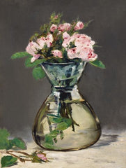 LET490LIC - Watercolor Pink Roses - 0