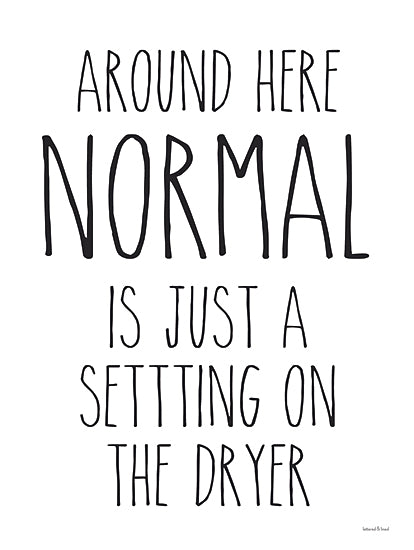 lettered & lined LET524 - LET524 - Normal Dryer Setting - 12x16 Normal Dryer Setting, Laundry, Normal, Humorous, Typography, Signs from Penny Lane