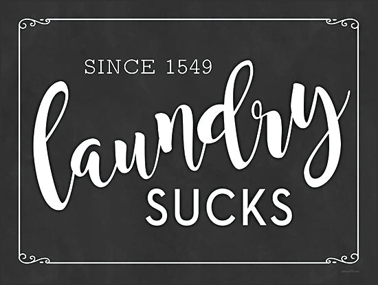 lettered & lined LET525 - LET525 - Laundry Sucks - 16x12 Laundry Sucks, Laundry, Humorous, Typography, Signs from Penny Lane
