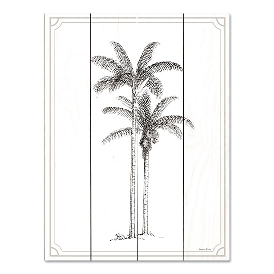 lettered & lined LET558PAL - LET558PAL - Timeless Palms - 12x16 Palm Trees, Tropical, Coastal, Sketch from Penny Lane