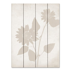 LET574PAL - Floral Silhouette III - 12x16