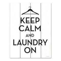 LET593PAL - Keep Calm and Laundry On - 12x16