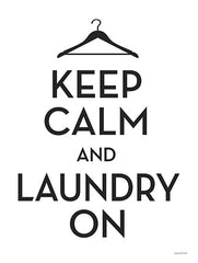LET593 - Keep Calm and Laundry On - 12x16
