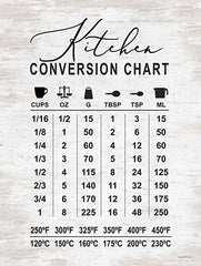 LET599 - Kitchen Conversion Chart  - 12x16