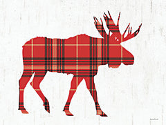 LET623 - Plaid Moose - 16x12