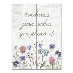 LET649PAL - Kindness Grows Where You Plant It - 12x16