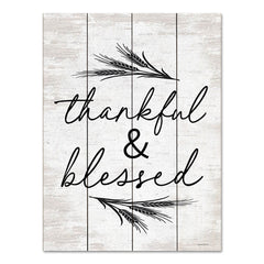 LET702PAL - Thankful & Blessed - 12x16