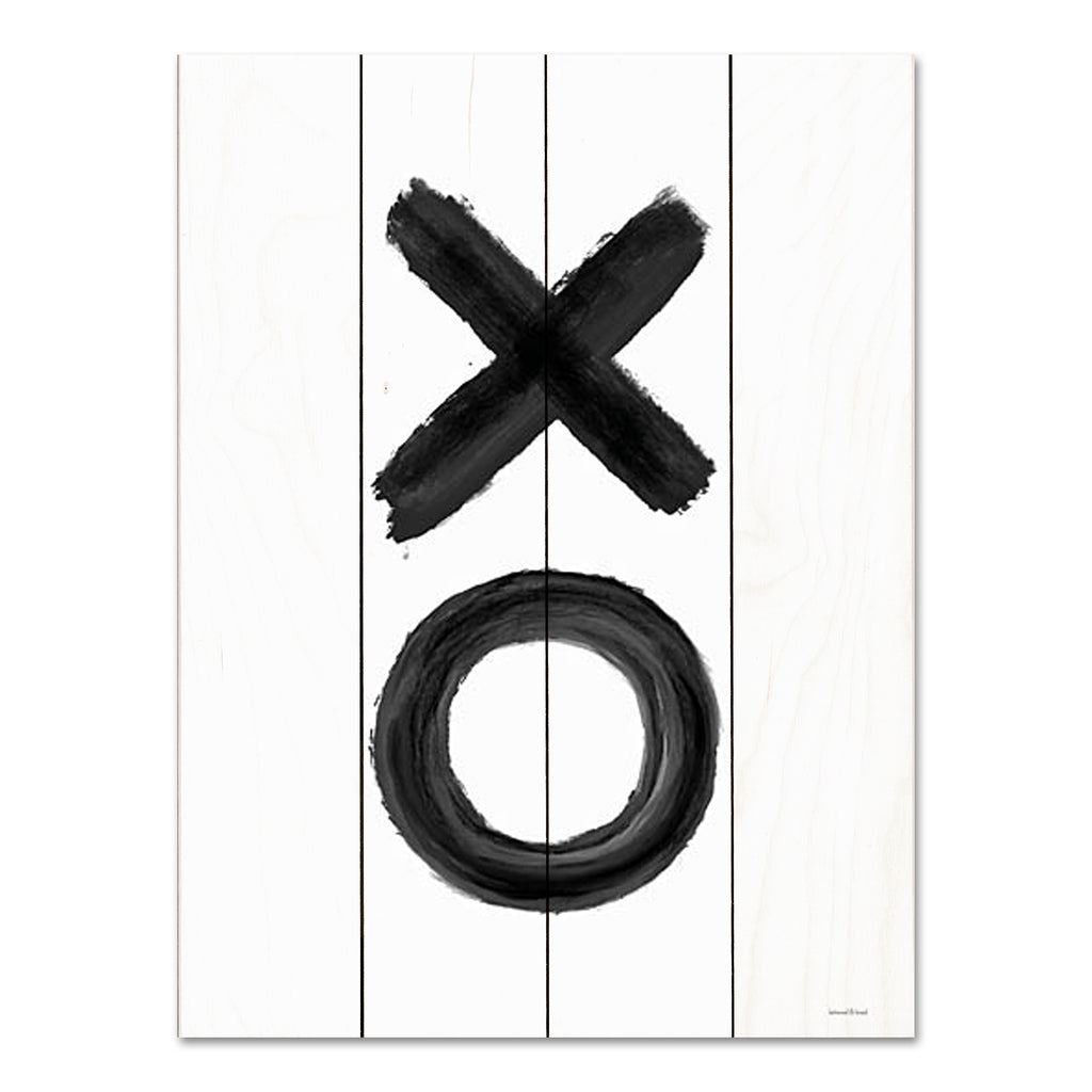 lettered & lined LET713PAL - LET713PAL - OX - 12x16 Abstract, Love, XO, Symbols, Black & White from Penny Lane