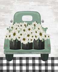 LET852 - Sweet Farmhouse Flower Truck - 12x16