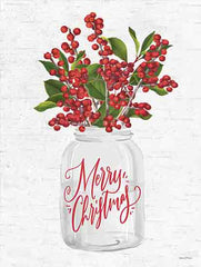 LET928 - Merry Christmas Berries - 12x16