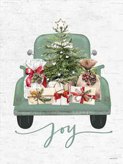 LET935 - Christmas Farm Truck - Joy - 12x16