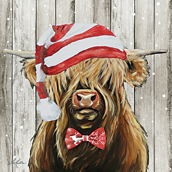 Lee Keller LK135 - LK135 - Christmas Cow II - 12x12 Christmas, Holidays, Cow, Whimsical from Penny Lane