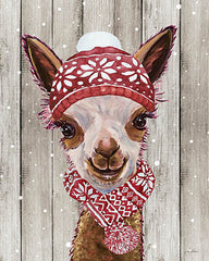 LK141LIC - Christmas Alpaca  Wreath - 0