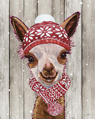 LK141 - Christmas Alpaca  - 12x16