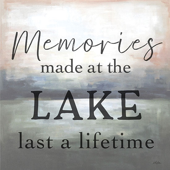 Lee Keller LK161 - LK161 - Memories Made at the Lake - 12x12 Lake, Memories, Inspirational, Memories Made at the Lake Last a Lifetime, Typography, Signs, Textual Art from Penny Lane