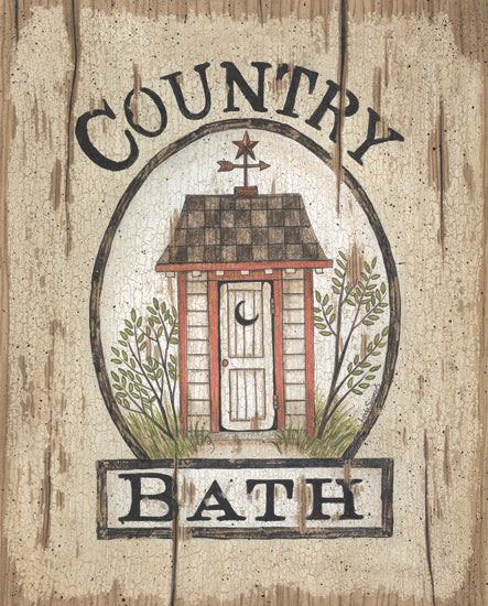 Linda Spivey LS1153 - Country Bath Outhouse - Outhouse, Bath, Signs from Penny Lane Publishing