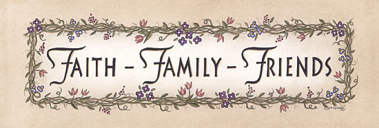 Linda Spivey LS1554 - Faith-Family-Friends - Signs, Typography, Flowers, Family from Penny Lane Publishing