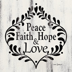 LS1800 - Peace Faith Hope & Love    - 12x12