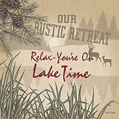 LS1880 - Relax - You're on Lake Time - 12x12