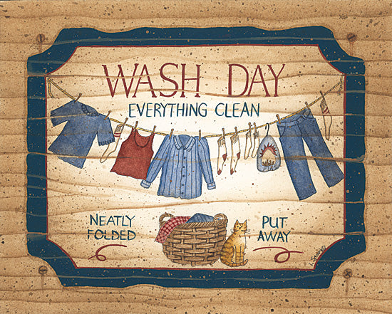 Linda Spivey LS612 - Wash Day - Wash, Laundry, Basket, Signs from Penny Lane Publishing