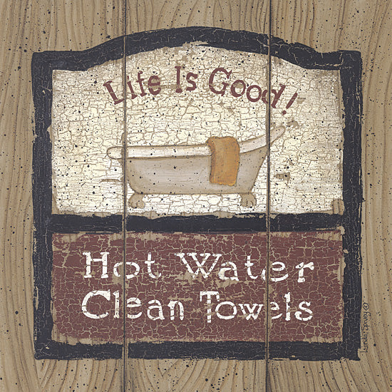 Linda Spivey LS872 - Hot Water - Bath, Tub, Signs from Penny Lane Publishing