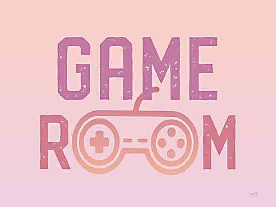 Lux + Me Designs LUX1001 - LUX1001 - Girly Game Room - 16x12 Games, Video Games, Tween, Girls, Game Room, Typography, Signs, Textual Art, Pink, Controller from Penny Lane