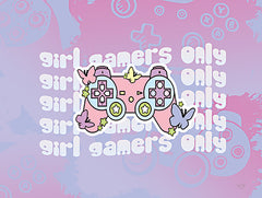 LUX1019 - Girl Gamers Only - 16x12
