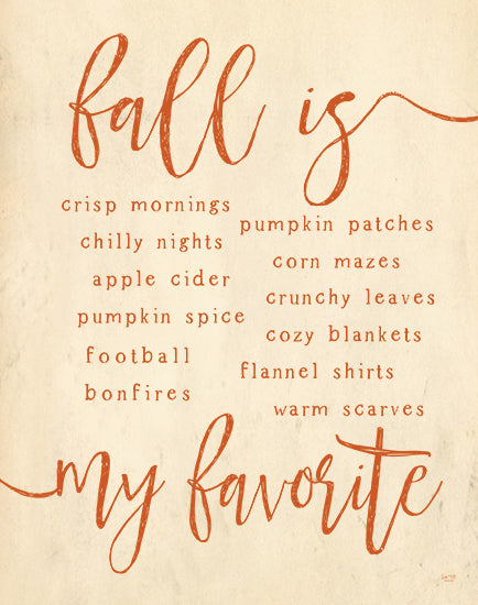 Lux + Me Designs LUX1049 - LUX1049 - Fall Is My Favorite   - 12x16 Fall, Fall is… My Favorite, Typography, Signs, Textual Art, Orange, Fall Icons from Penny Lane