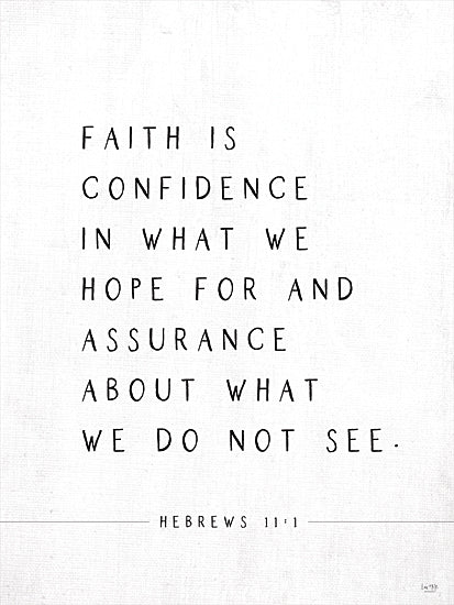 Lux + Me Designs LUX142 - LUX142 - Faith is Confidence - 12x16 Faith, Confidence, Bible Verse, Hebrews, Motivational, Signs from Penny Lane
