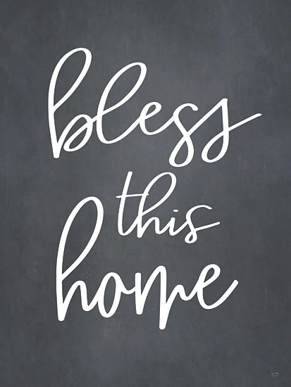 Lux + Me Designs LUX186 - LUX186 - Bless This Home - 12x16 Bless This Home, Home, Family, Black & White, Signs from Penny Lane
