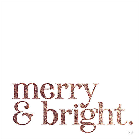 Lux + Me Designs LUX233 - LUX233 - Merry & Bright - 12x12 Merry & Bright, Glitter, Christmas, Holidays, Signs from Penny Lane