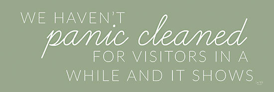 Lux + Me Designs LUX314 - LUX314 - Panic Cleaned - 18x6 Home, Panic Cleaned, Green & White, Visitors, Cleaning, Humorous, Signs from Penny Lane