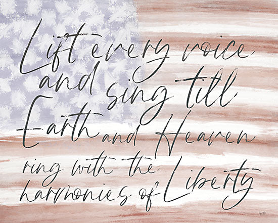 Lux + Me Designs LUX366 - LUX366 - Lift Every Voice - 16x12 Life Every Voice, Motivational, America, Patriotic, American Flag, USA from Penny Lane